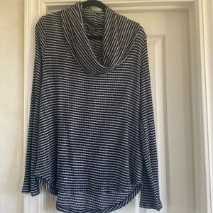 Striped Cowl neck sweater